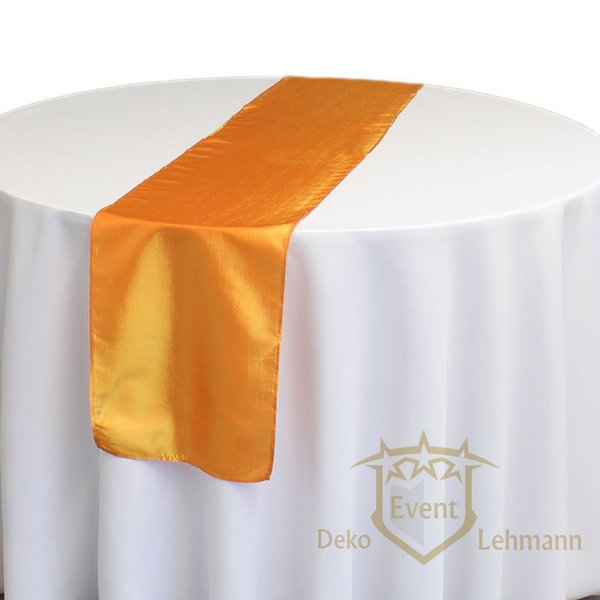 Tischband orange (mieten)