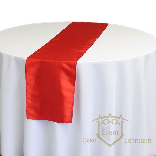 Tischband rot (mieten)