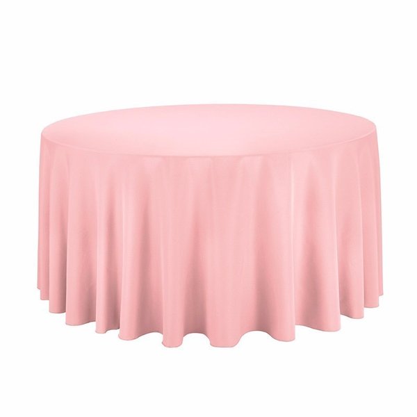 Tischdecken rosa rund (mieten)