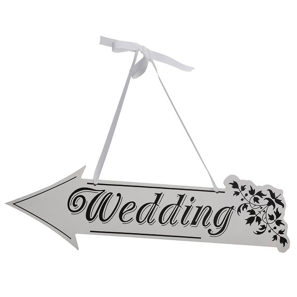 Holzschild Wegweiser Wedding (mieten)
