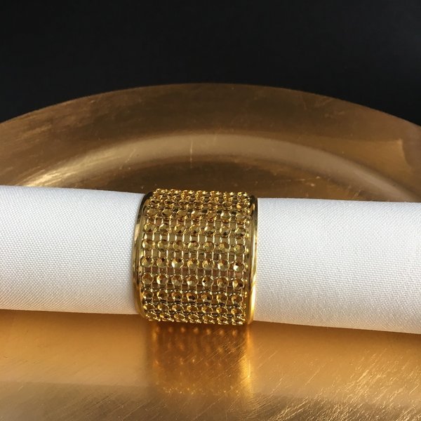 Serviettenring gold strass elegant (mieten)