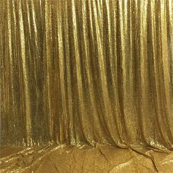 Pailettenvorhang Hintergrund gold (mieten)